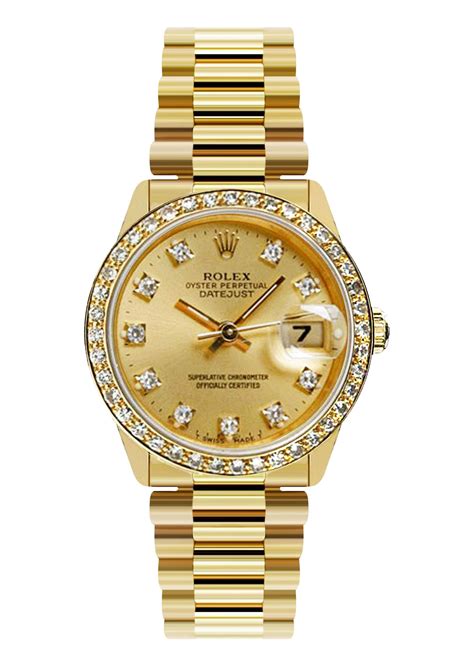 gold ladies rolex|ladies gold Rolex for sale.